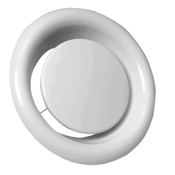 Universal Valve Diffuser Pressed Steel, Adjustable Core