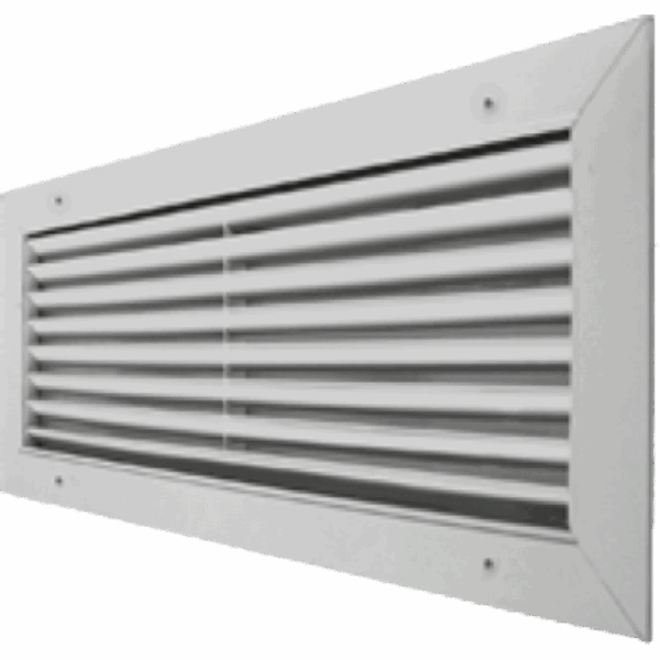 Fixed 45 degree Deflection Return Grille